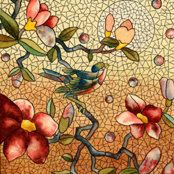 Art Nouveau Stained Glass Designs